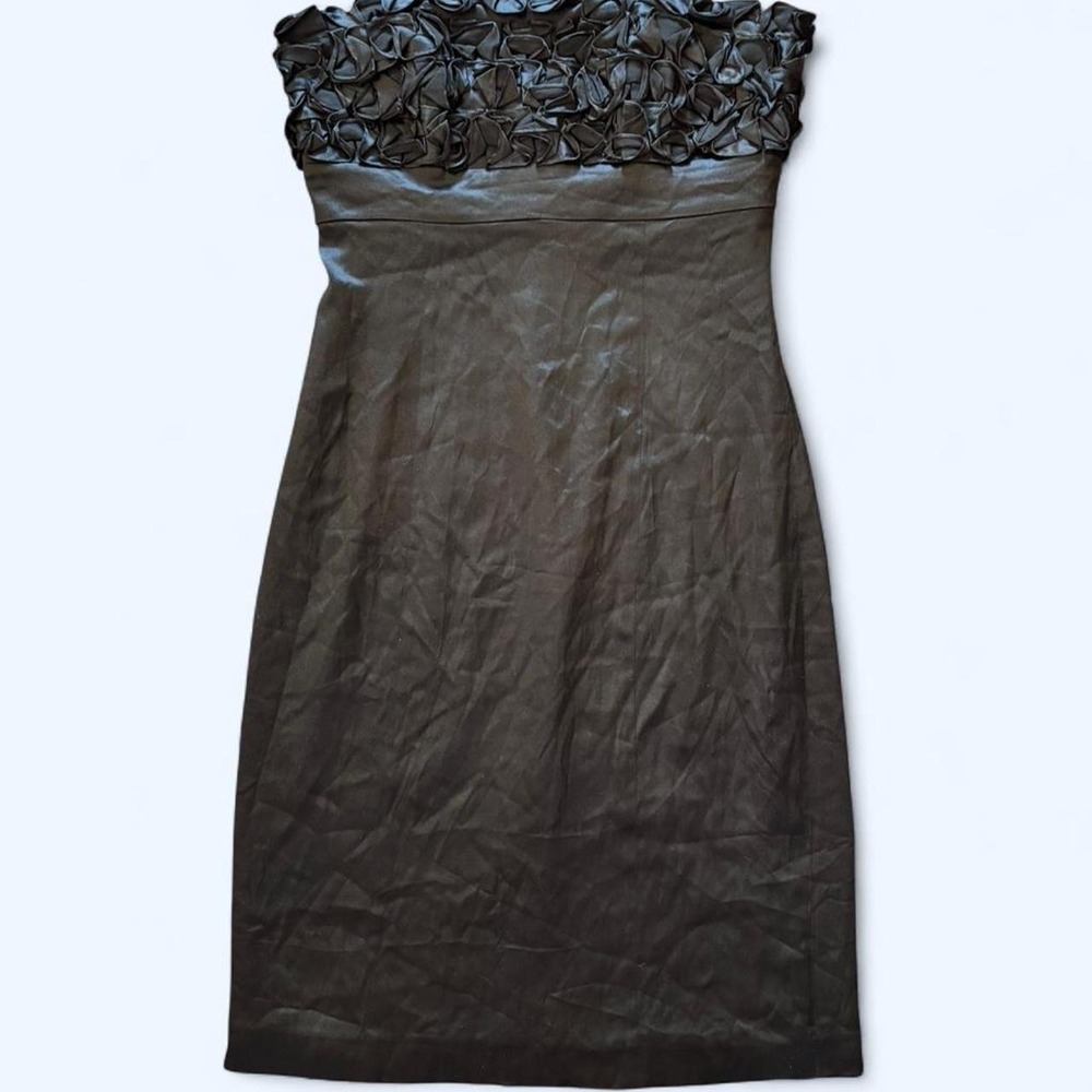 Vintage Betsey Johnson Black Strapless Party Dress